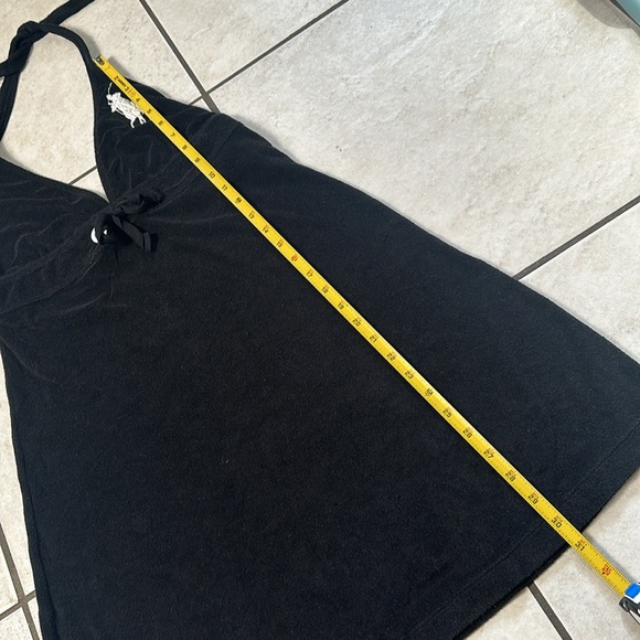 Ralph Lauren Big Pony Terrycloth Halter Swim Cover Up - Picture 4 of 8